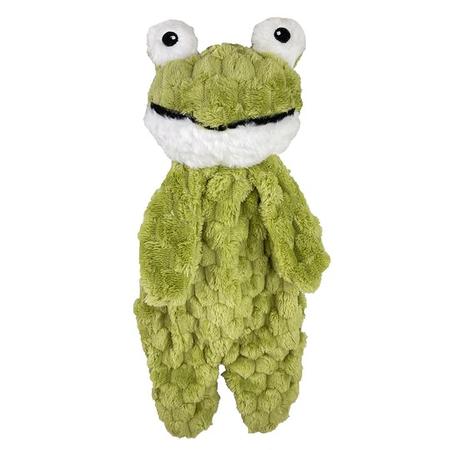 PetLou Fuzzy Friends Frog Plush Dog Toy
