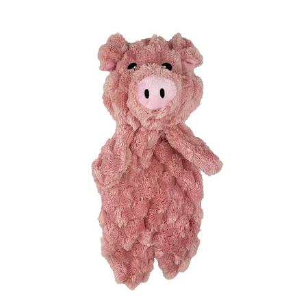 PetLou Fuzzy Friends Pig Plush Dog Toy