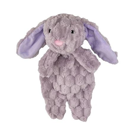 PetLou Fuzzy Friends Rabbit Plush Dog Toy
