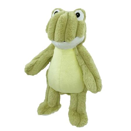 PetLou Farm Friends Frog Plush Dog Toy