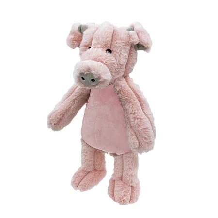 PetLou Farm Friends Pig Plush Dog Toy