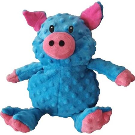PetLou Dotty Friends Pig Plush Dog Toy