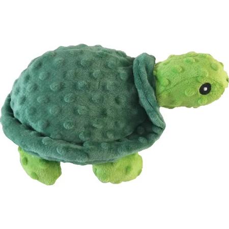 PetLou Dotty Friends Turtle Plush Dog Toy