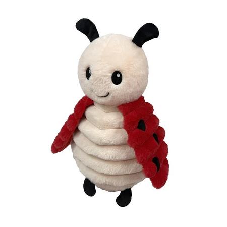PetLou Bugs Life Ladybug Plush Dog Toy