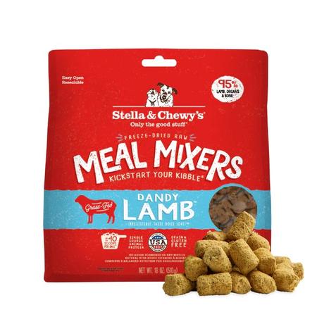 Stella and Chewy Dandy Lamb Meal Mixers Freeze Dried Raw Dog Food