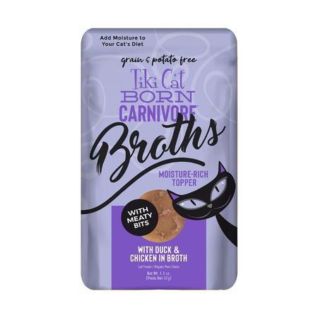 Tiki Cat Born Carnivore Broths Duck/Chicken