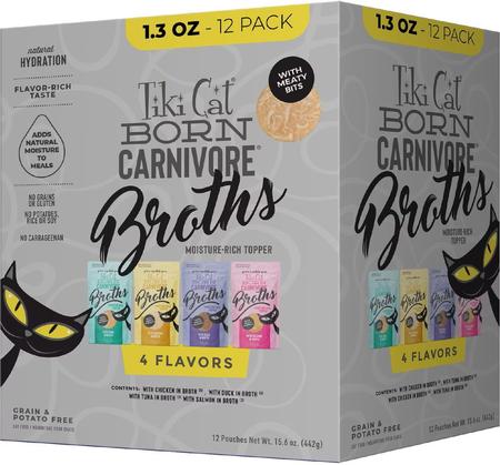 Tiki Cat Born Carnivore Broth Variety Pack