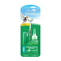TropiClean Fresh Breath Oral Care Kit for Dogs (Item #645095001282)