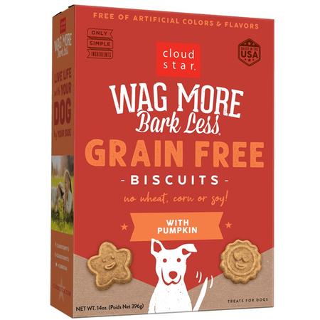 Wag More Bark Less Crunchy Grain Free Pumpkin Dog Treats
