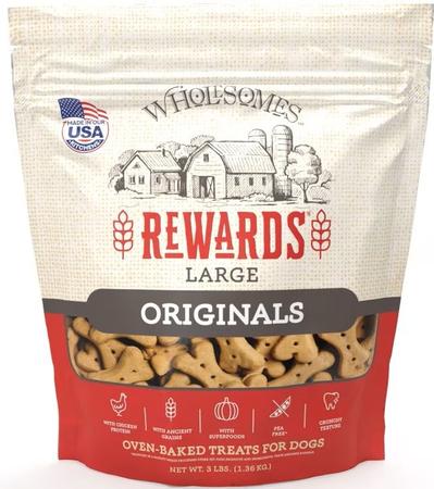 Wholesomes Rewards Large Originals Biscuit Dog Treats