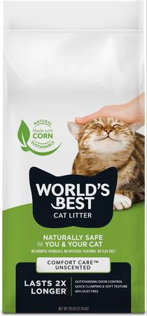 World's Best Cat Litter Unscented Clumping Litter