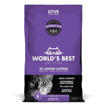 World's Best Cat Litter Multiple Cat Lavender Scented