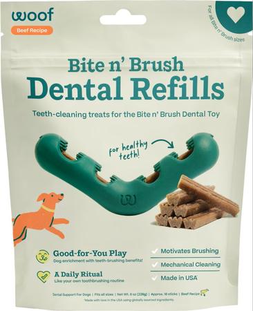 Woof Bite N' Brush Refill 18pack