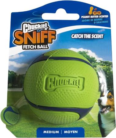 Chuckit! Sniff Peanut Butter Scented Ball Toy