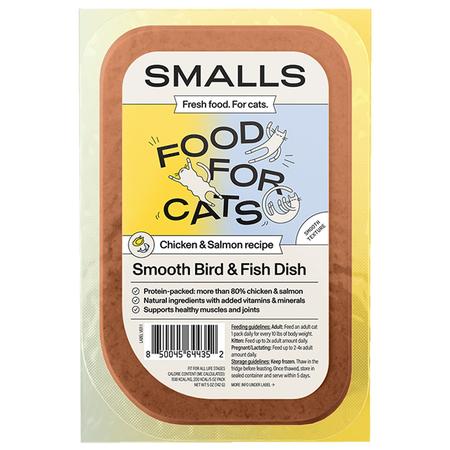 Smalls Fresh Smooth Bird & Fish Dish Cat Food