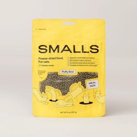 Smalls Freeze-Dried Puffy Bird Cat Food