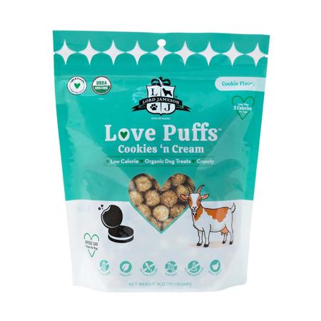 Lord Jameson Love Puffs Cookies 'n Cream Dog Treats