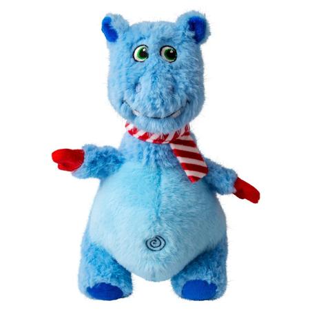 KONG Holiday Knots Belly Hippo Plush Dog Toy, Medium/Large