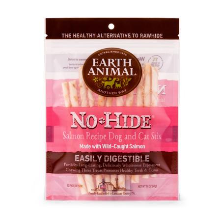 Earth Animal No-Hide Salmon Stix - 10 pk