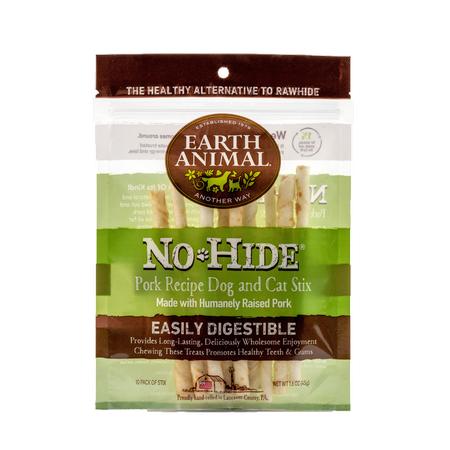 Earth Animal No-Hide Pork Stix - 10 pk